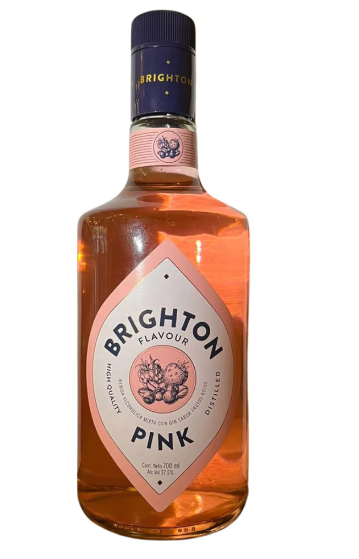 Producto - Gin Brighton Pink Frutos Rojos 700ml