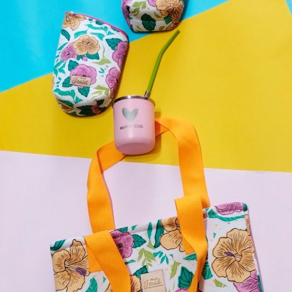 Producto - Combo Matero Bolso Portatutti , Flexiset y mate de acero