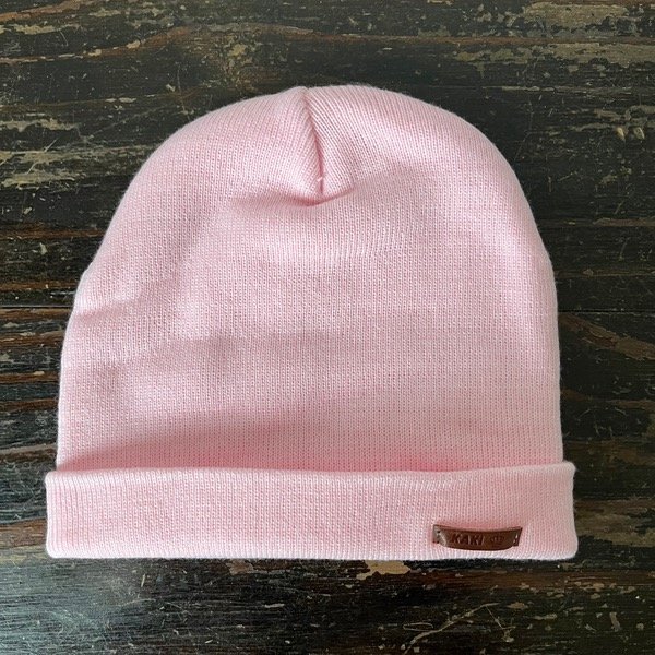 Producto - Gorro Bebé liso rosa bebé