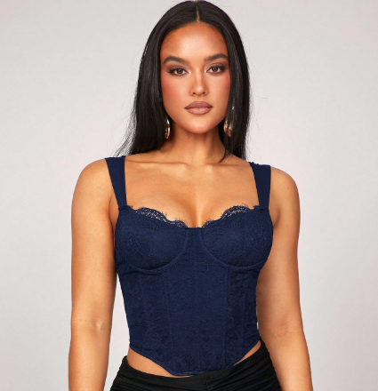 Producto - Corset azul marino