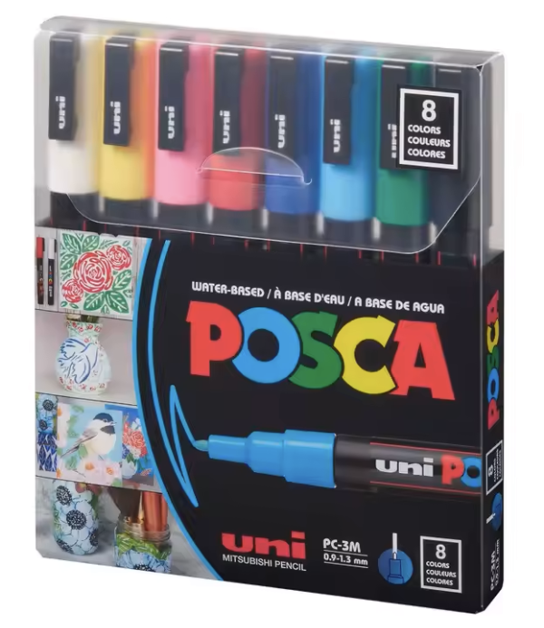 Producto - Marcadores Acrílicos POSCA (Japón) -Tamaño PC-3M