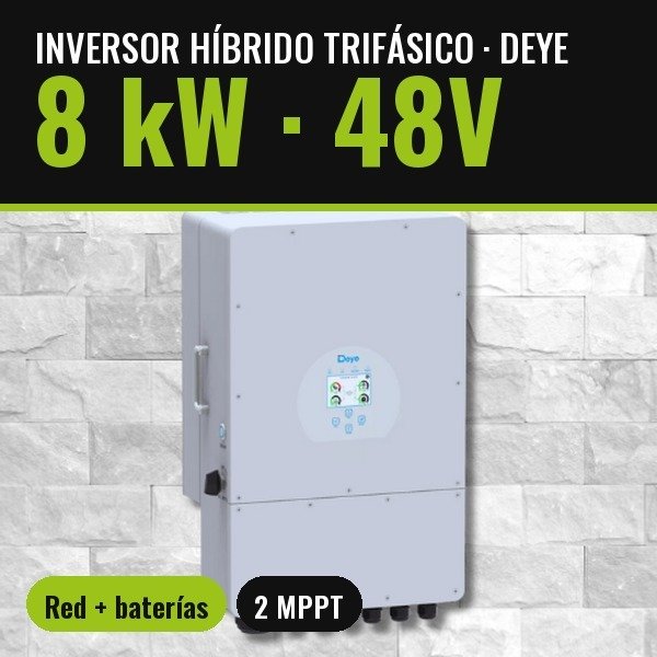 Producto - Inversor Solar Hibrido 8 kW Trifásico
