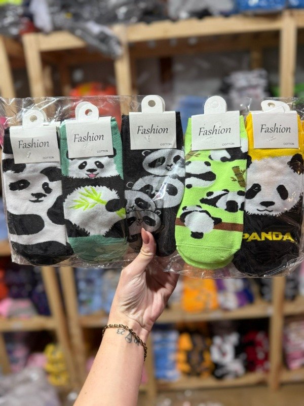 Producto - Docena Soquetes Fashion Panda