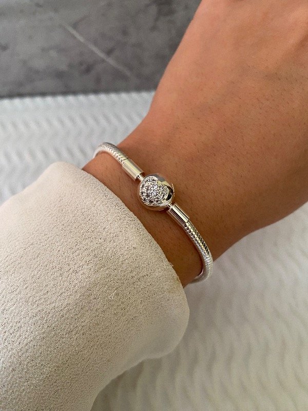 Producto - Pulsera estilo Pandora esfera corazón