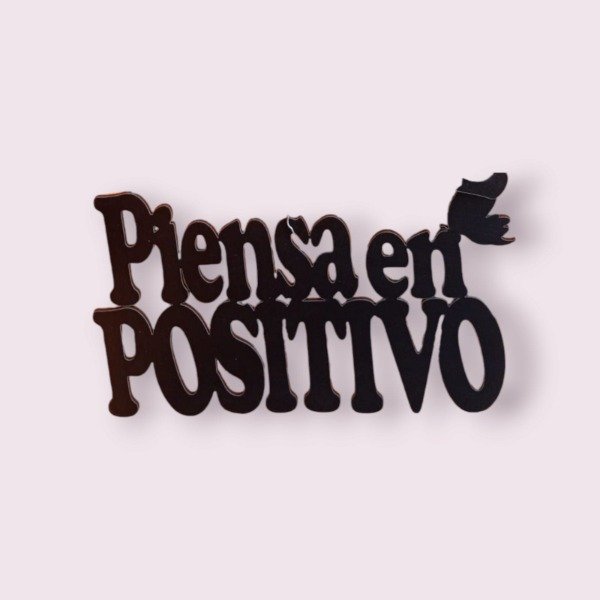 Producto - Frase Piensa en positivo
