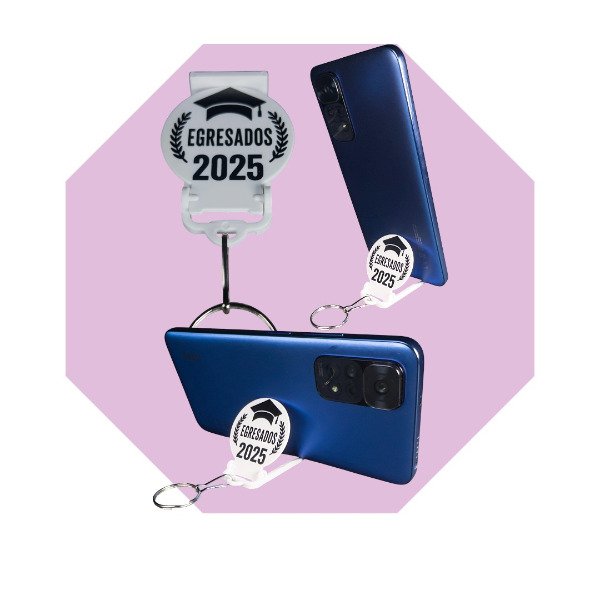 Producto - 20u Llaveros Apoya Celular Escolar Egresados Promoción