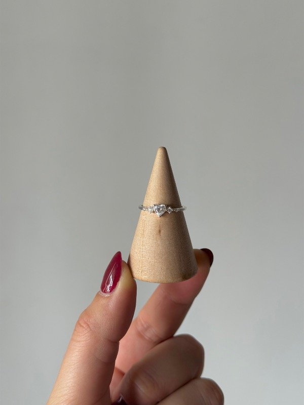 Producto - Anillo cubic de corazón 16 mm