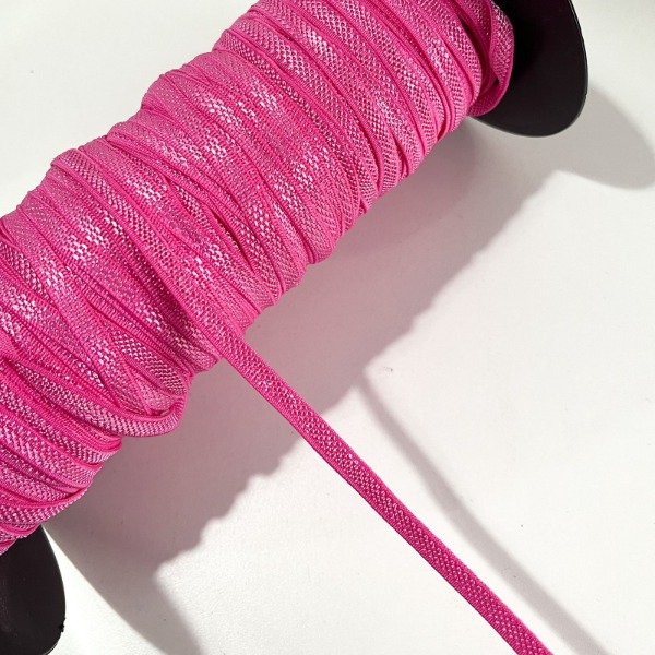 Producto - Elástico bretel texturado 6mm - Rosa fuerte/fucsia