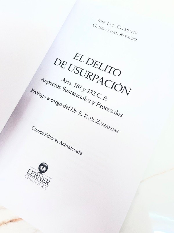 Producto - EL DELITO DE USURPACIÓN - 1