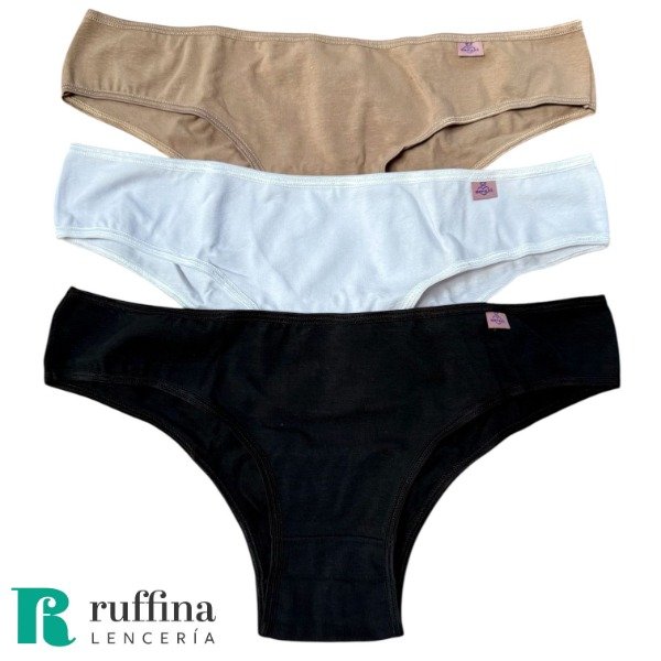 Producto - Pack x3 vedetina de algodón MERAKI - Art. 3005/E (talle 2)
