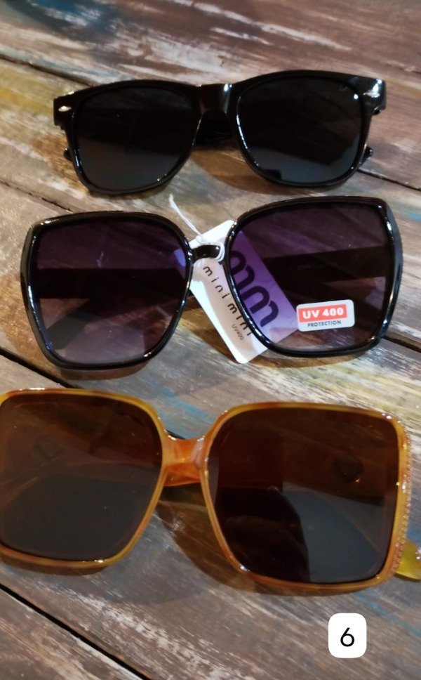 Producto - Lentes de sol combo N 6 x 3 unidades