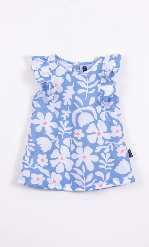 Producto - Remera MC Kid Print Azulino MM