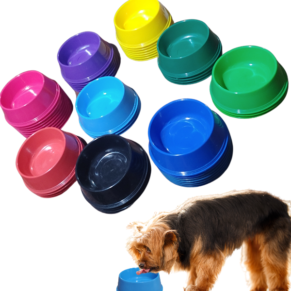 Producto - Comedero Bebedero Para Perros Pequeños varios colores base 16 cm - 6