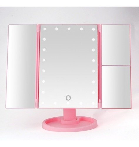 Producto - Espejo con luz triple giratorio