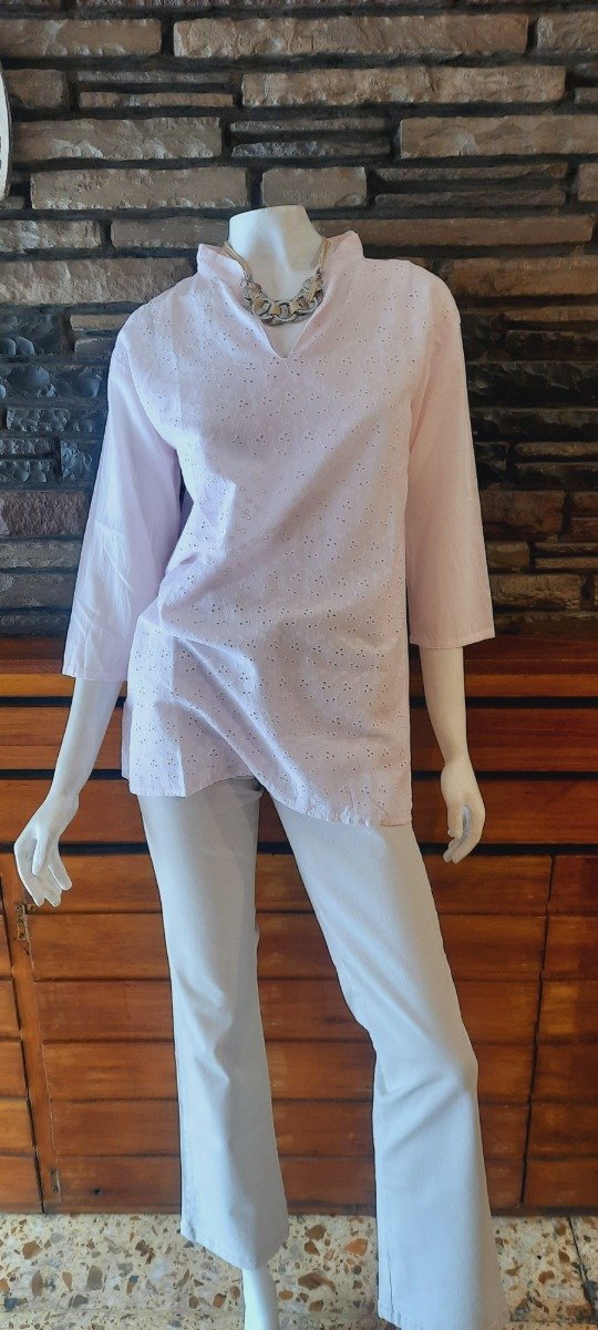 Producto - Blusa brodery cuello mao - 2