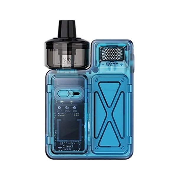 Producto - Uwell crown Blue pod kit + líquido salt nic 35mg 30 ml