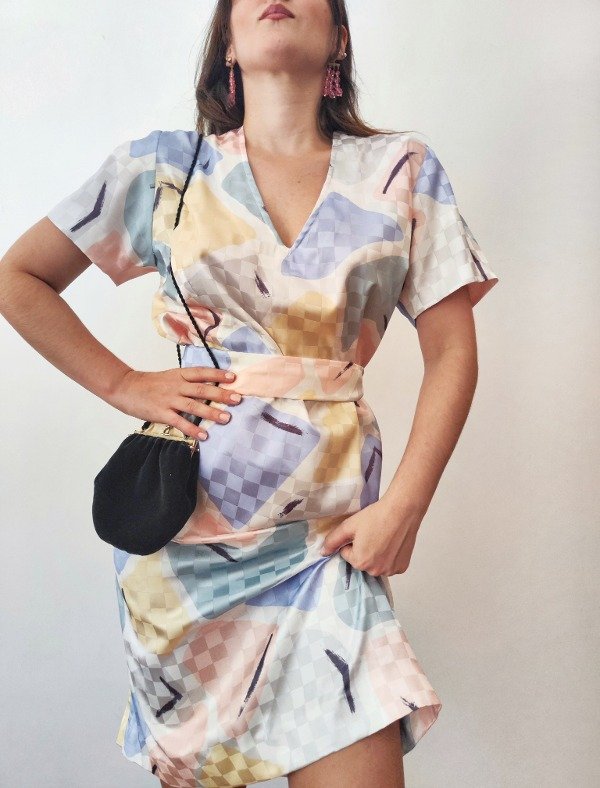 Vestido de la coleccion XVX pastel