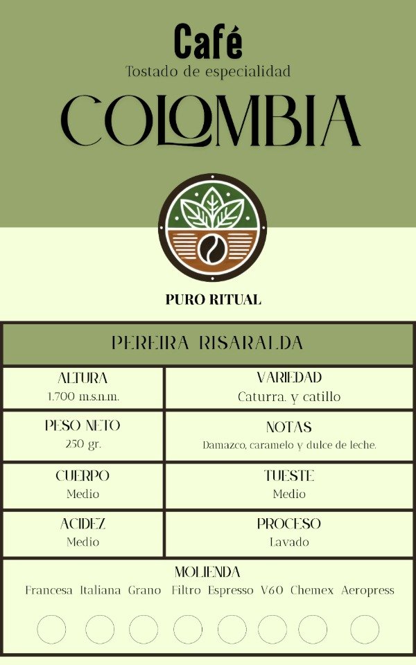 Producto - Café de especialidad Colombia Guayacán