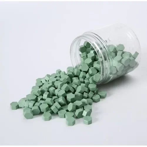 Producto - Lacre en Perlas Verde Pastel