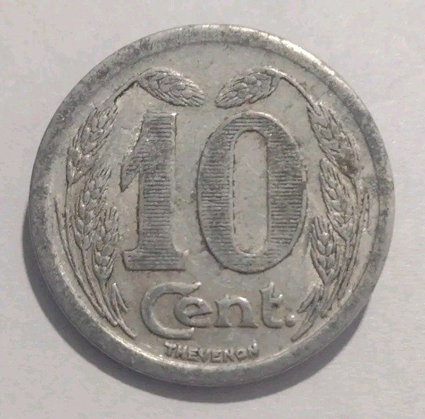 Producto - Francia moneda de emergencia/token comercial 10 cents 1921 - 1