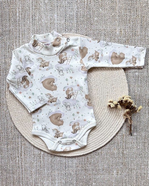 Producto - BODY POLERA ANIMALES DEL BOSQUE