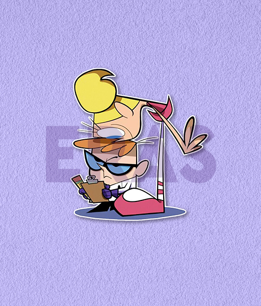 Producto - STICKERS UV - LABORATORIO DE DEXTER - DEXTER Y DIDI