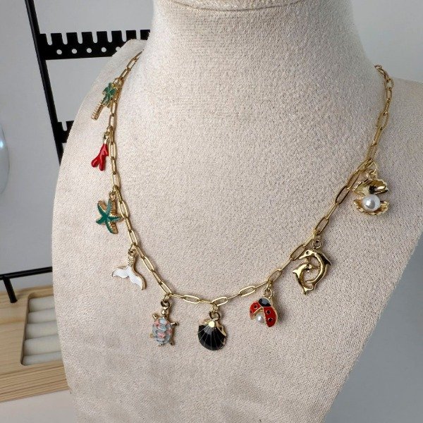 Producto - Collar Dorado Samire Multidijes