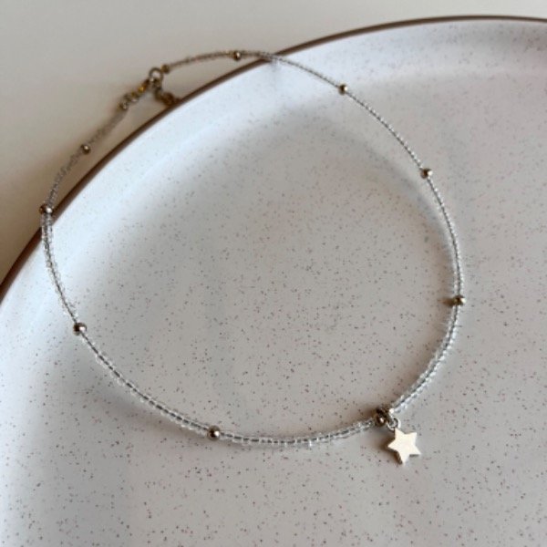 Producto - Choker Chesca estrella - transparente