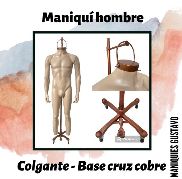 Producto - Maniquí hombre colgante con base cruz - 2