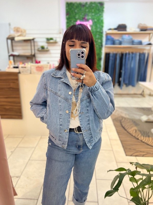 Producto - Campera bomber de jean 0541