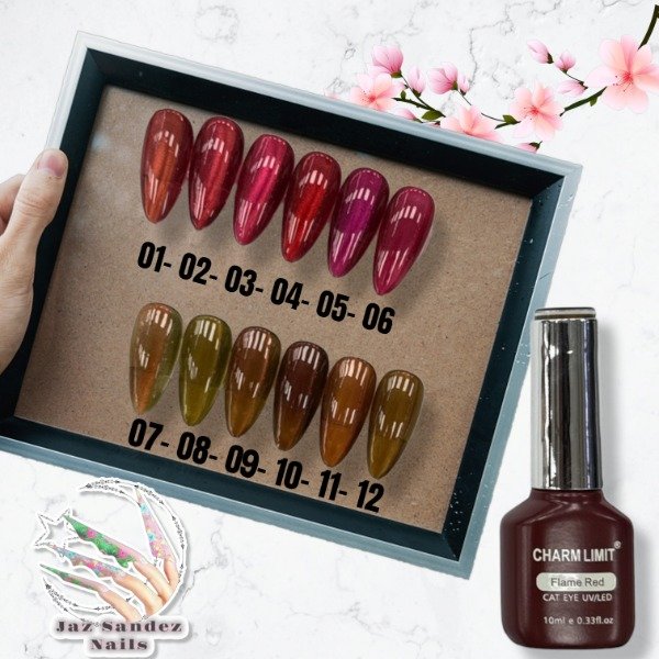 Producto - SEMI OJO DE GATO FLAME CHARM LIMIT