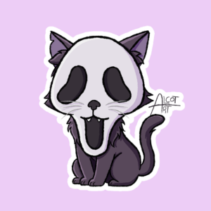 Producto - Stickers en Vinilo - Michis - Ghostface
