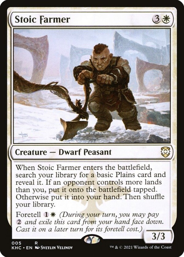 Producto - Stoic Farmer #5  Kaldheim Commander