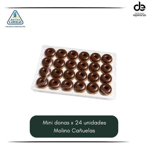 Producto - Mini Donas chocolate x 24 unidades