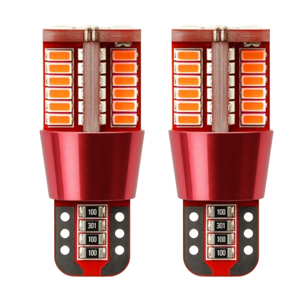 Producto - LED W5W CREE T10 IRONMAN CANBUS AMBAR 12961 PAR