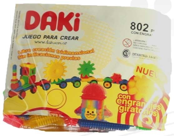 Producto - Daki 46 piezas con engranajes