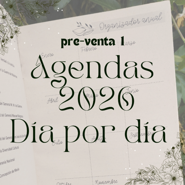 Producto - Pre-venta 1 agendas 2026 día por día