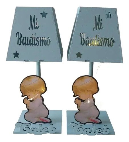 Producto - Centros De Mesa 13u De 30cm Con Led , Baby Shower, Bautismos - 6
