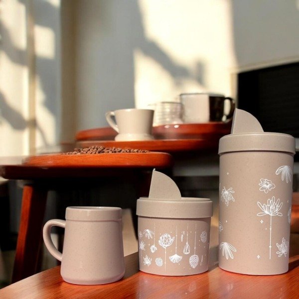 Producto - Set Matero de tarros estampados más mate con asa en caja