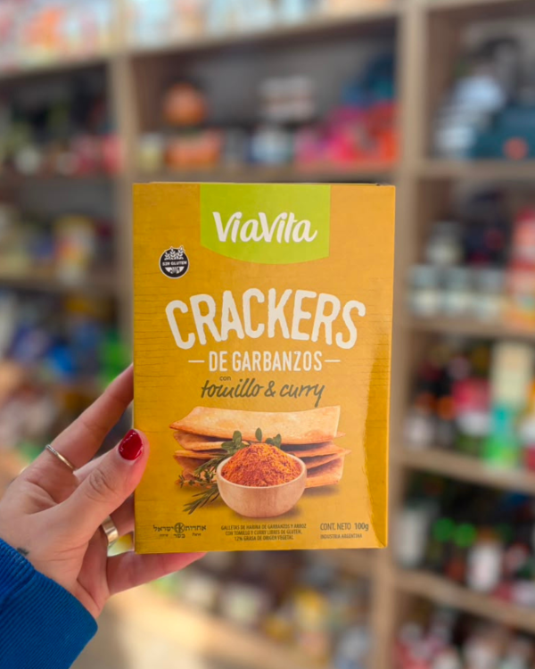 Producto - Crackers de garbanzos "Via Vita" - 1