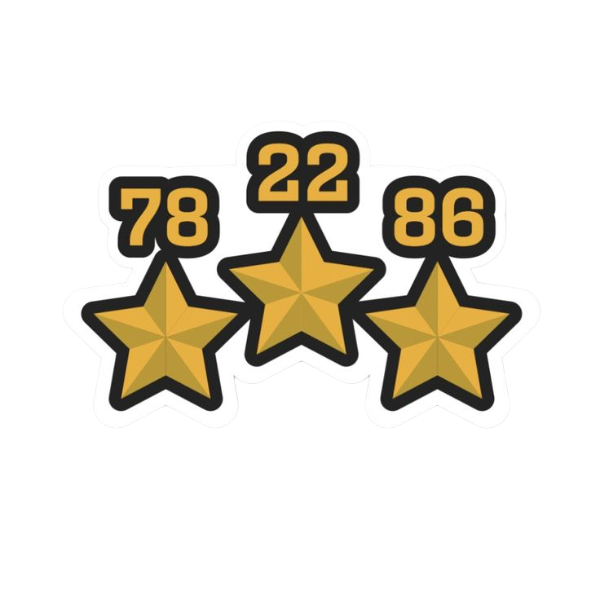 Producto - Sticker tres estrellas