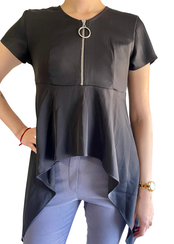 Producto - Blusa c/cierre metálico en delantero