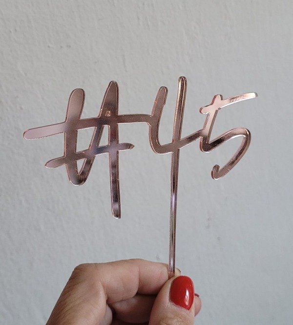 Producto - Topper  Personalizado Acrilico para pinchar