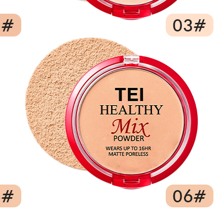 Producto - Polvo compacto TEI n6 Mix con espejo y esponja