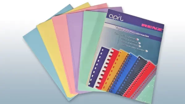 Producto - 25 TAPAS A4 GOFRADO RENZ SURTIDO PASTEL