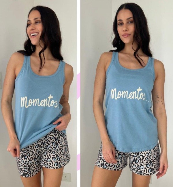 Producto - Pijama Print Celeste