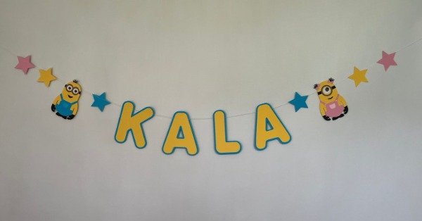 Producto - Guirnalda de Los Minions con Nombre