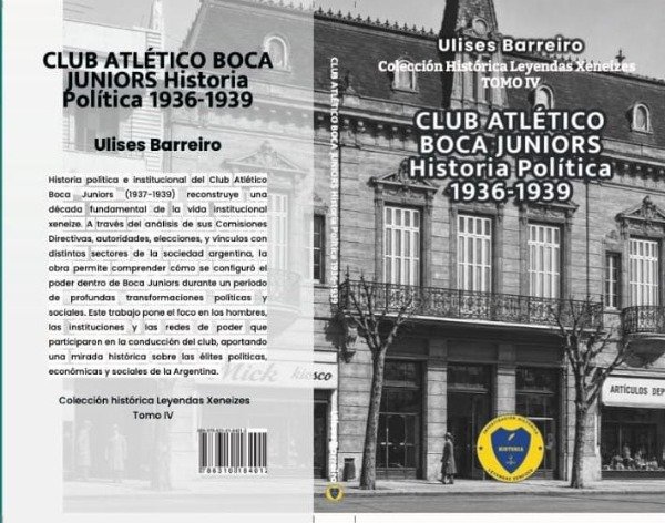 Tapa CABJ Historia Política 1936-1939 Tomo IV