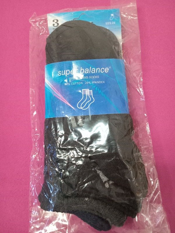 Producto - MEDIAS SOQUETES X 3 (hombre)
