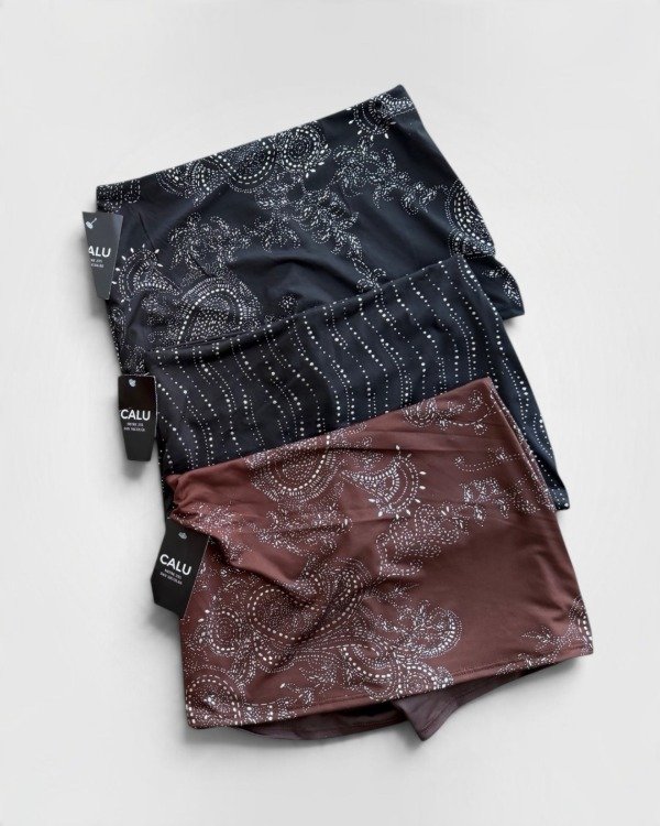 Producto - SHORT POLLERA MICRO BRILLITOS 0893